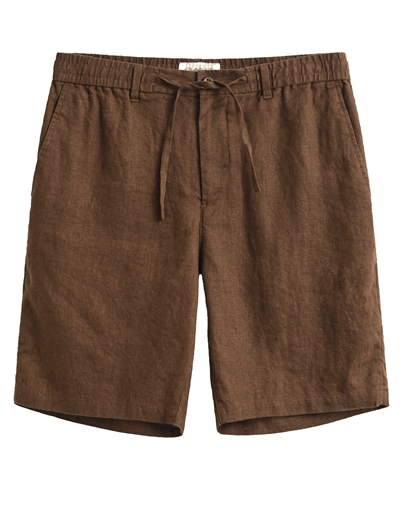 Gant - Reg Linen Shorts - Mahogany Brown